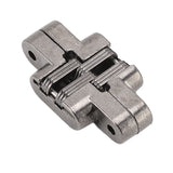 3 Pcs 43mm Mini Door Lock Hinges Invisible 180 Degree Zinc Alloy Cross Hinge for Cabinet Jewel Box