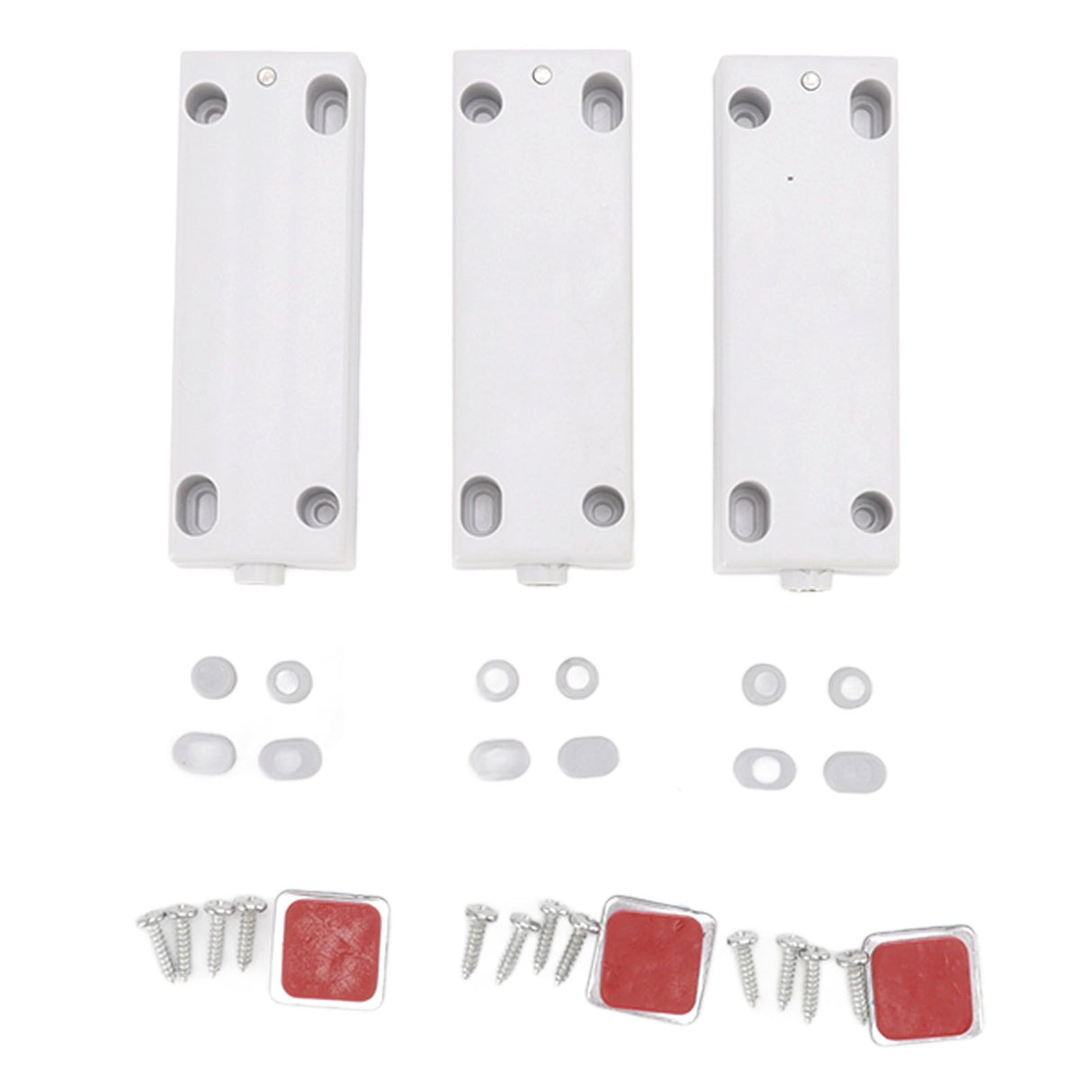 3pcs Magnetic Touch Push Open Latch Adjustable Drawer Wardrobe Magnetic Push Catch for 2.5m Cabinet Door 30‑50N