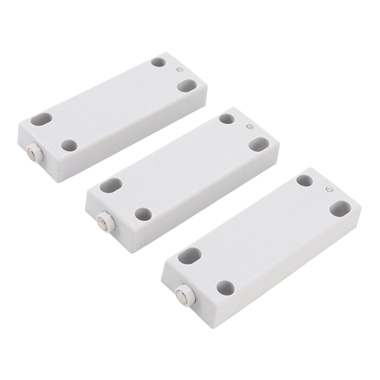 3pcs Magnetic Touch Push Open Latch Adjustable Drawer Wardrobe Magnetic Push Catch for 2.5m Cabinet Door 30‑50N