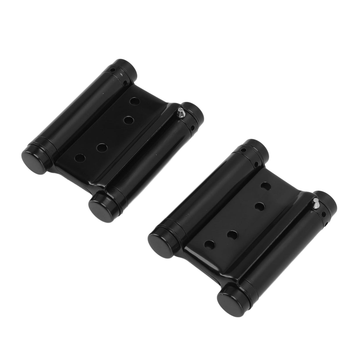 1 Pair Stainless Steel Double Action Spring Hinge Automatic Closing Fence Gate Spring Hinge Black Door Hinge