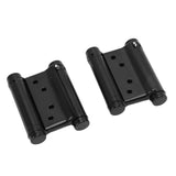 1 Pair Stainless Steel Double Action Spring Hinge Automatic Closing Fence Gate Spring Hinge Black Door Hinge - Extra Image