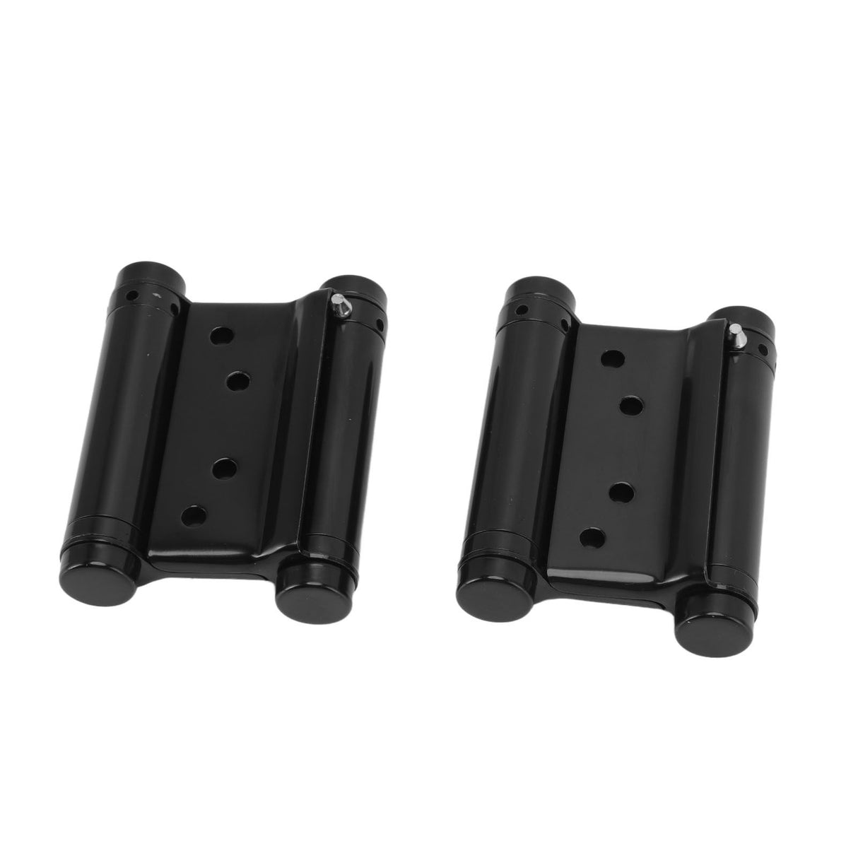 1 Pair Stainless Steel Double Action Spring Hinge Automatic Closing Fence Gate Spring Hinge Black Door Hinge