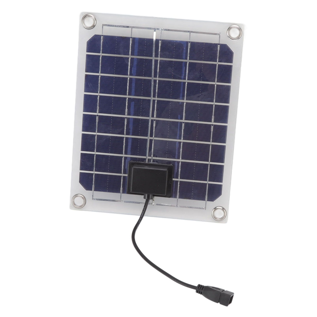 Solar Panel 10W USB Output Transparent Design Double Sided Power Generation Solar Panel for Outdoor Travel