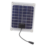 Solar Panel 10W USB Output Transparent Design Double Sided Power Generation Solar Panel for Outdoor Travel