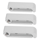 3Pcs Folding Coat Hooks Aluminum Alloy Foldable Wall Hook for Office Bedroom Living Room Dining Room Kitchen Bathroom