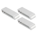 3Pcs Folding Coat Hooks Aluminum Alloy Foldable Wall Hook for Office Bedroom Living Room Dining Room Kitchen Bathroom - Low Angle