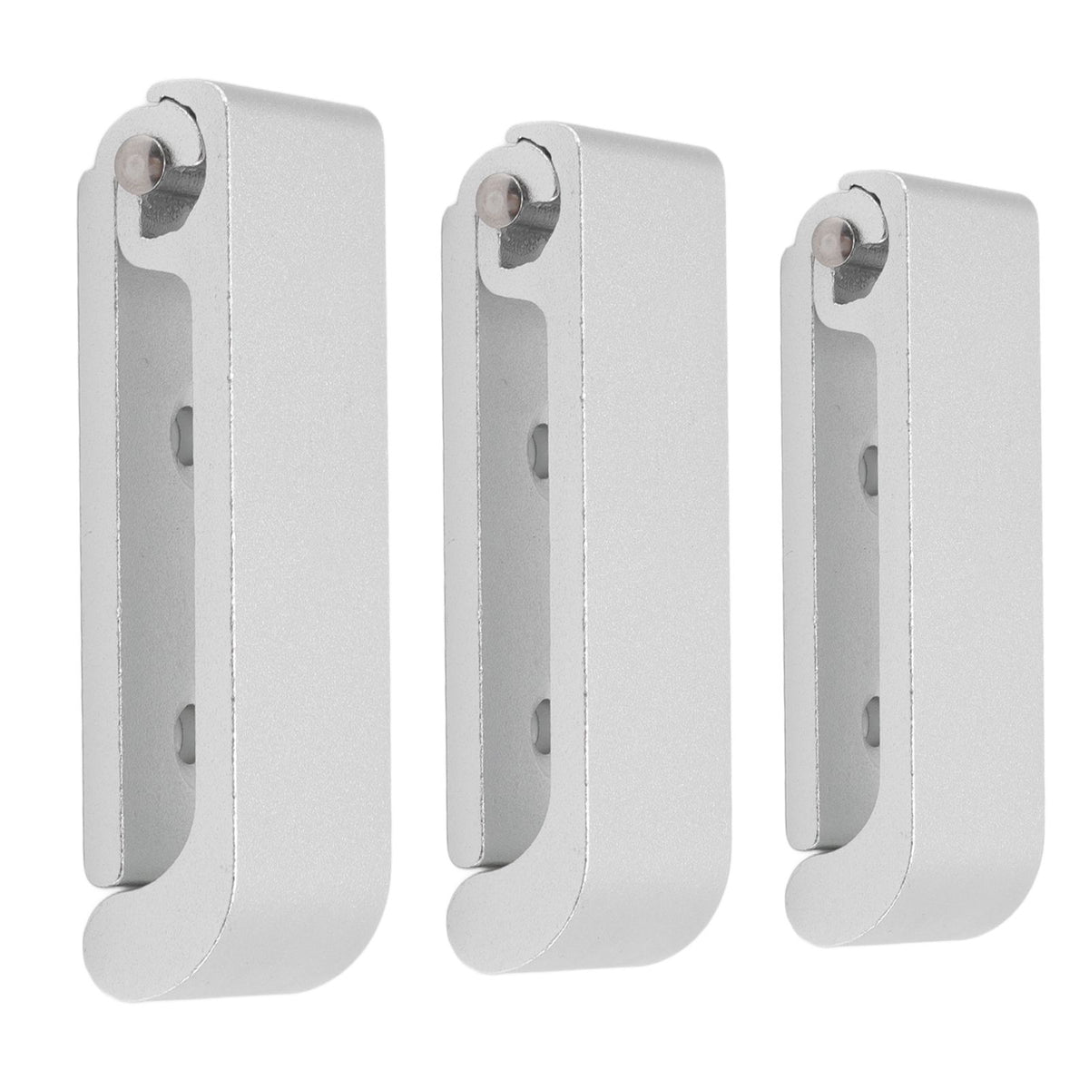 3Pcs Folding Coat Hooks Aluminum Alloy Foldable Wall Hook for Office Bedroom Living Room Dining Room Kitchen Bathroom