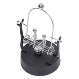 Perpetual Motion Machine Couples Swing Shape Iron Art Electroplating Perpetual Motion Model for Office Desk