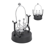 Perpetual Motion Machine Couples Swing Shape Iron Art Electroplating Perpetual Motion Model for Office Desk