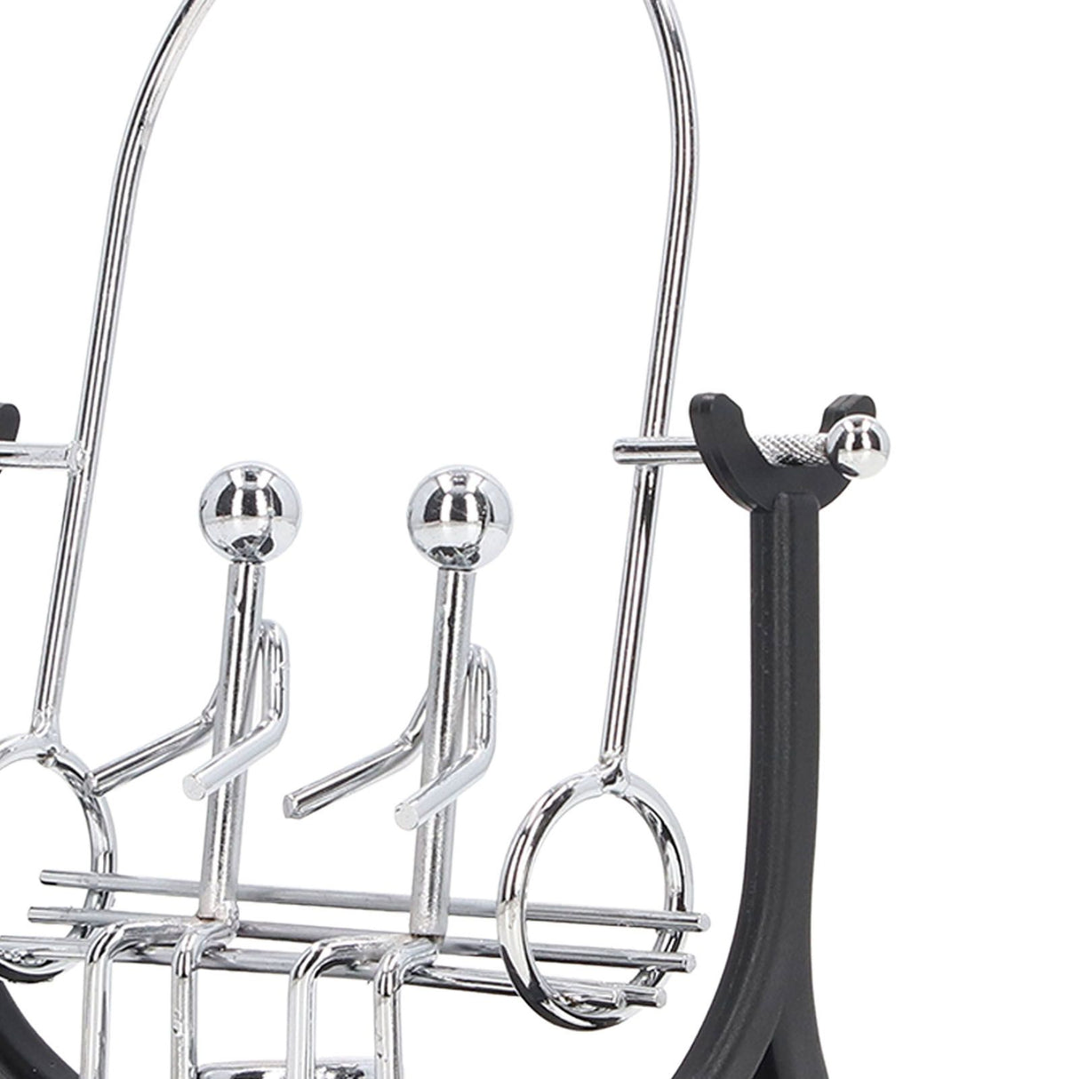 Perpetual Motion Machine Couples Swing Shape Iron Art Electroplating Perpetual Motion Model for Office Desk
