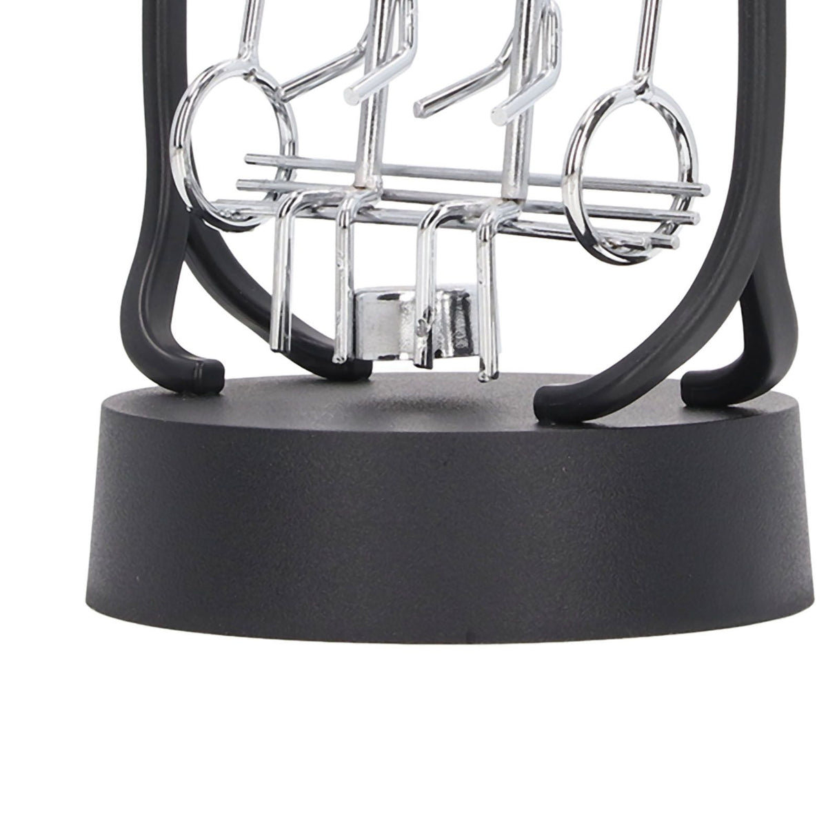 Perpetual Motion Machine Couples Swing Shape Iron Art Electroplating Perpetual Motion Model for Office Desk