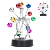 Perpetual Motion Machine USB Battery Dual Use Ferris Wheel Balance Toy Tabletop Decorative Ornaments - Low Angle