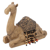 Camel Statue Durable Resin Flat Bottom Retro Style Exquisite Luster Camel Ornament for Home Office Decoration