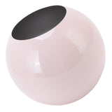 Round Vase Nordic Style Modern Stainless Steel Small Flower Vase Ornament Living Room Office Table Decoration Pink - 45-Degree Angle