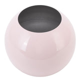 Round Vase Nordic Style Modern Stainless Steel Small Flower Vase Ornament Living Room Office Table Decoration Pink - Low Angle