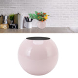 Round Vase Nordic Style Modern Stainless Steel Small Flower Vase Ornament Living Room Office Table Decoration Pink - Extra Image