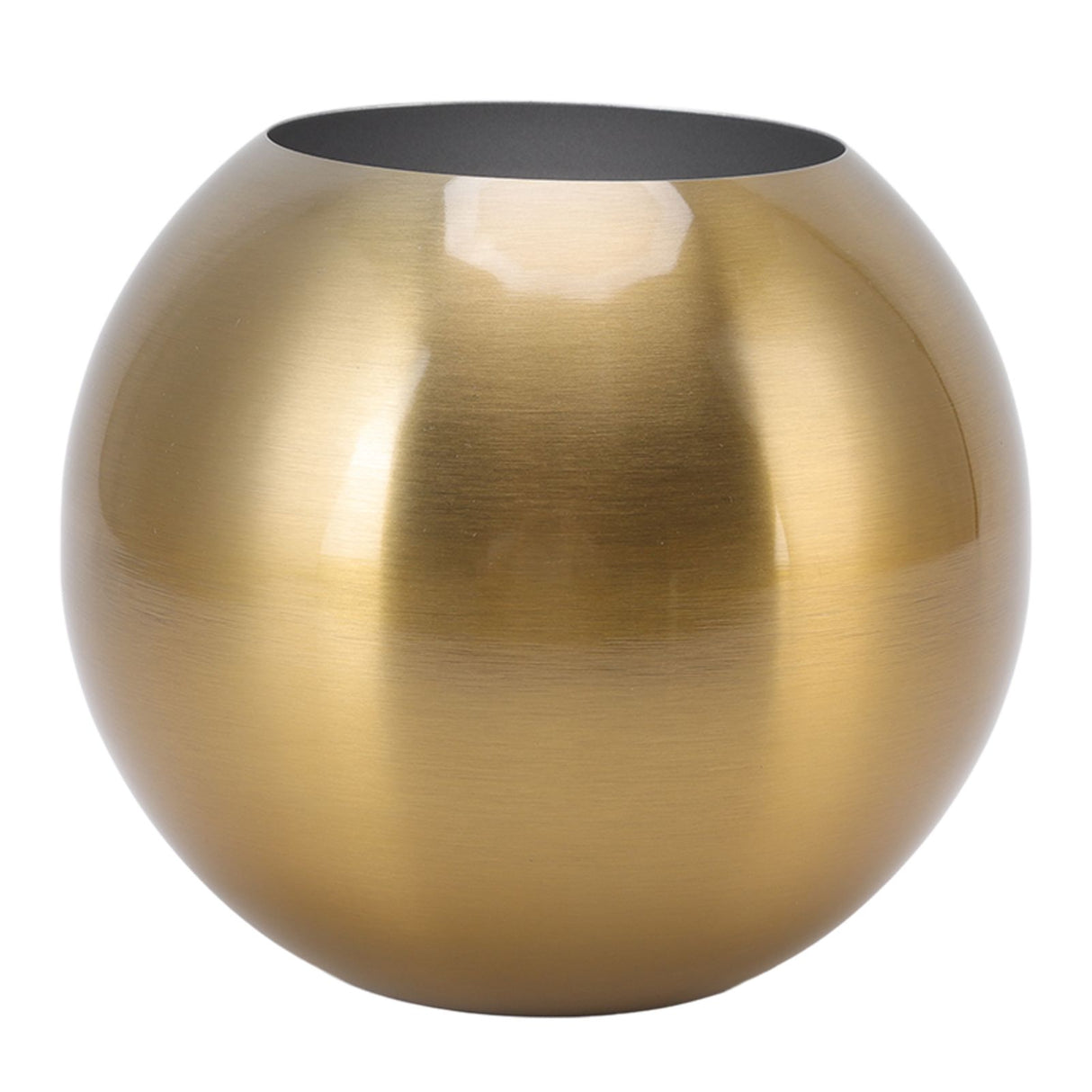 Round Vase Nordic Style Modern Stainless Steel Small Flower Vase Ornament Living Room Office Table Decoration Ancient Gold