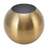 Round Vase Nordic Style Modern Stainless Steel Small Flower Vase Ornament Living Room Office Table Decoration Ancient Gold