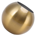 Round Vase Nordic Style Modern Stainless Steel Small Flower Vase Ornament Living Room Office Table Decoration Ancient Gold