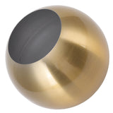 Round Vase Nordic Style Modern Stainless Steel Small Flower Vase Ornament Living Room Office Table Decoration Ancient Gold - Extra Image