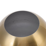 Round Vase Nordic Style Modern Stainless Steel Small Flower Vase Ornament Living Room Office Table Decoration Ancient Gold