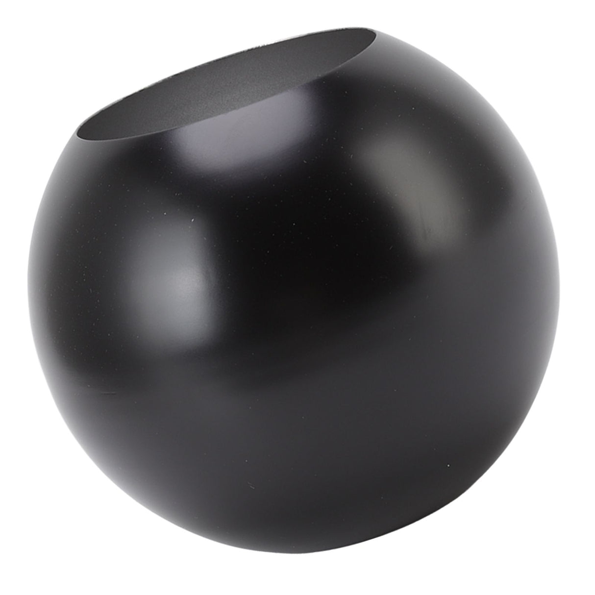 Round Vase Nordic Style Modern Stainless Steel Small Flower Vase Ornament Living Room Office Table Decoration Matte Black