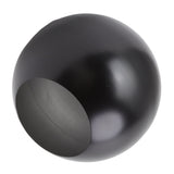 Round Vase Nordic Style Modern Stainless Steel Small Flower Vase Ornament Living Room Office Table Decoration Matte Black