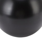 Round Vase Nordic Style Modern Stainless Steel Small Flower Vase Ornament Living Room Office Table Decoration Matte Black - Extra Image