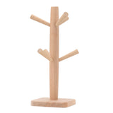 Coffee Cup Holder Beech Furrow Design in Bulk Mug Tree Cup Storage Rack for Kitchen Home - Front View