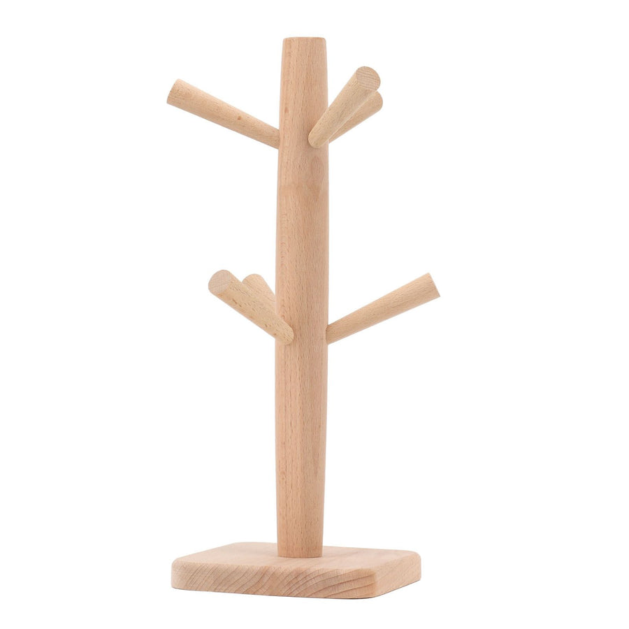 Coffee Cup Holder Beech Furrow Design in Bulk Mug Tree Cup Storage Rack for Kitchen Home