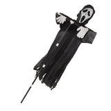 Scream Scarecrow Polyester PVC with Detachable Pole Garden Ghostface Decoration for Halloween Rural Protection - Extra Image