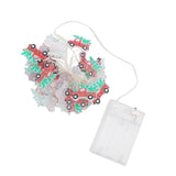 Christmas Tree Farmhouse Truck String Lights Lightweight Christmas Red Truck Fairy Lights for Christmas Decoration - Side View