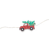 Christmas Tree Farmhouse Truck String Lights Lightweight Christmas Red Truck Fairy Lights for Christmas Decoration