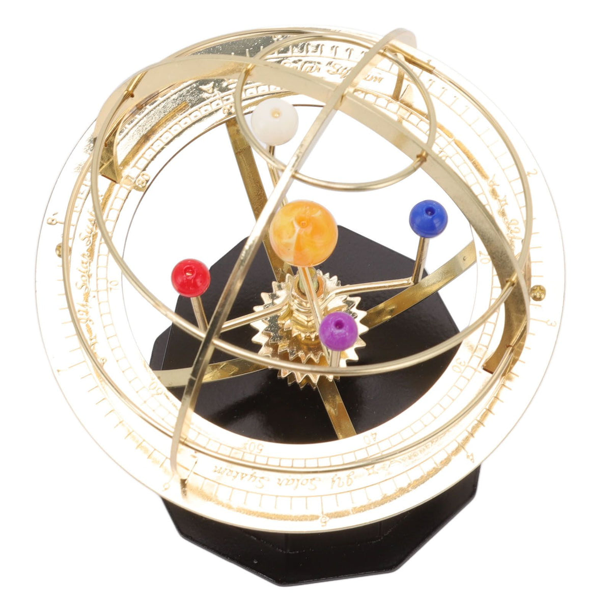 Grand Orrery Model of The Solar System Metal Solar System Model Decoration for Teenagers