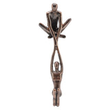 Lover Sculpture Ornament Resin Abstract Art Statue Couple Man Lifting Woman Dancing Figurine