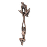 Lover Sculpture Ornament Resin Abstract Art Statue Couple Man Lifting Woman Dancing Figurine - Rear View