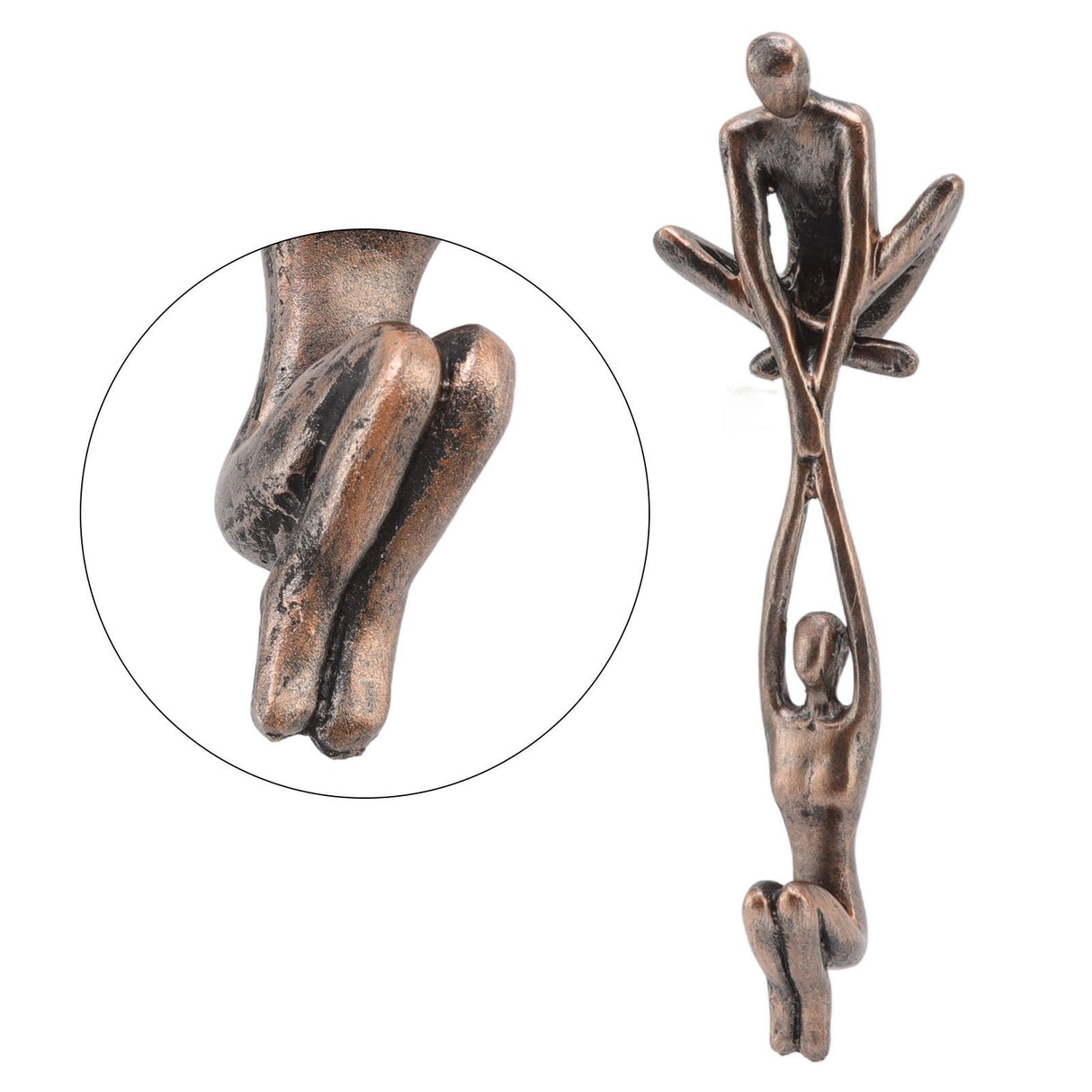 Lover Sculpture Ornament Resin Abstract Art Statue Couple Man Lifting Woman Dancing Figurine