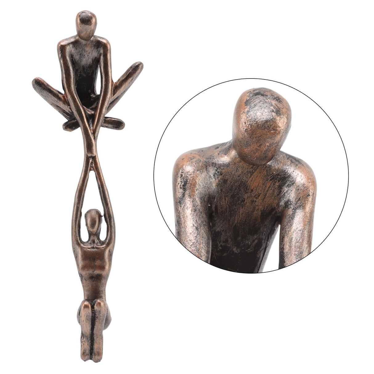 Lover Sculpture Ornament Resin Abstract Art Statue Couple Man Lifting Woman Dancing Figurine
