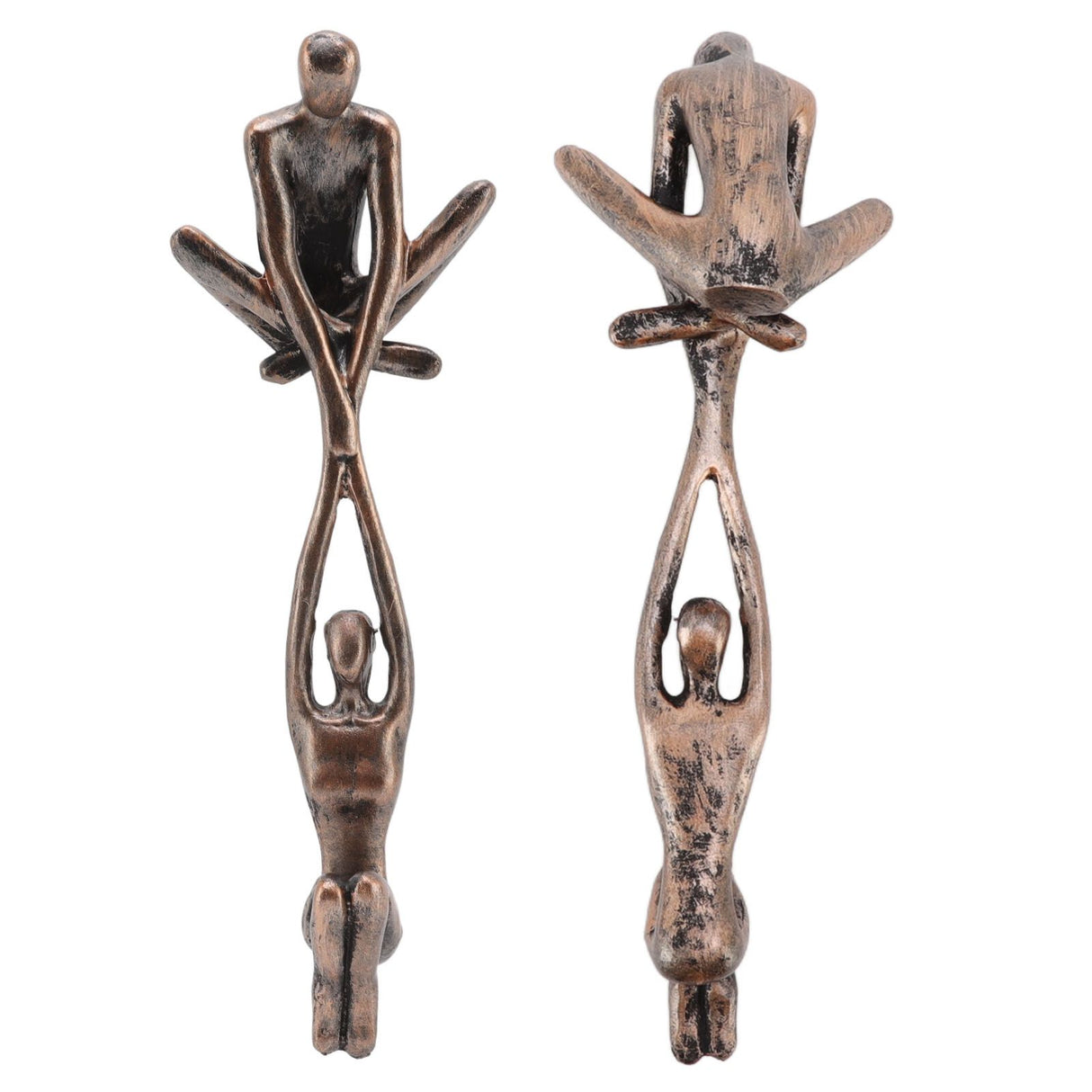 Lover Sculpture Ornament Resin Abstract Art Statue Couple Man Lifting Woman Dancing Figurine