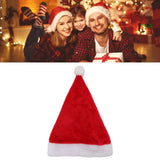 Xmas Hat Multipurpose 8 Modes Warm Light Christmas Santa Hats for Holiday Christmas Party Performance