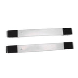 2 Sets Mobile Roller Bracket Furniture Raised Base Moving Wheels for Refrigerator Washing Machine Silver