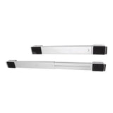 2 Sets Mobile Roller Bracket Furniture Raised Base Moving Wheels for Refrigerator Washing Machine Silver