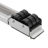 2 Sets Mobile Roller Bracket Furniture Raised Base Moving Wheels for Refrigerator Washing Machine Silver