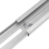 2 Sets Mobile Roller Bracket Furniture Raised Base Moving Wheels for Refrigerator Washing Machine Silver