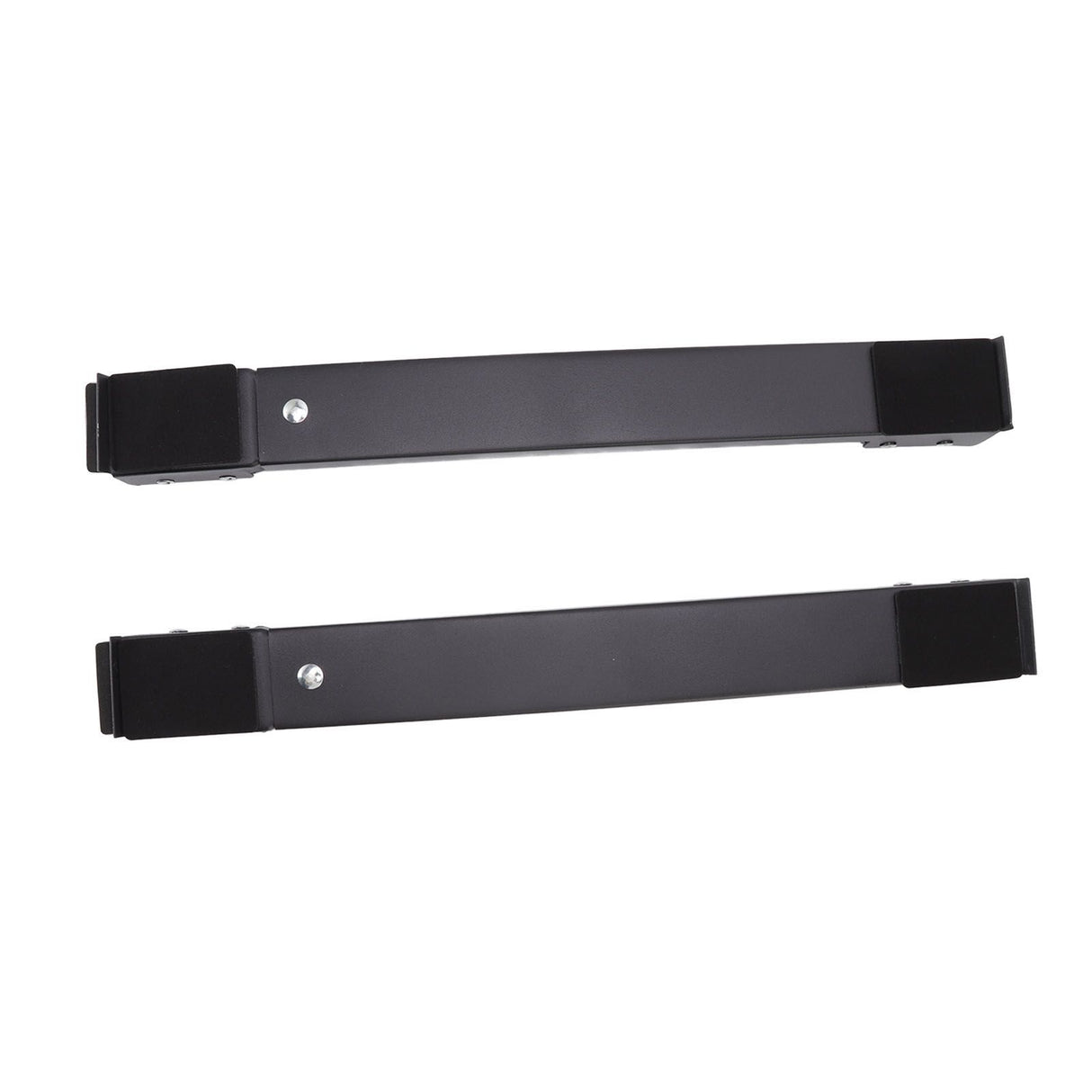2 Sets Mobile Roller Bracket Furniture Raised Base Moving Wheels for Refrigerator Washing Machine Black