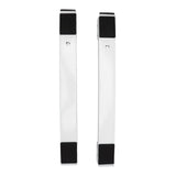 2 Sets Mobile Roller Bracket Furniture Raised Base Moving Wheels for Refrigerator Washing Machine White - Extra Image