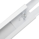 2 Sets Mobile Roller Bracket Furniture Raised Base Moving Wheels for Refrigerator Washing Machine White