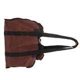 Firewood Bag Large Capacity Heavy Duty Wearable Canvas Outdoor Firewood Carrier for Camping Picnics BBQ