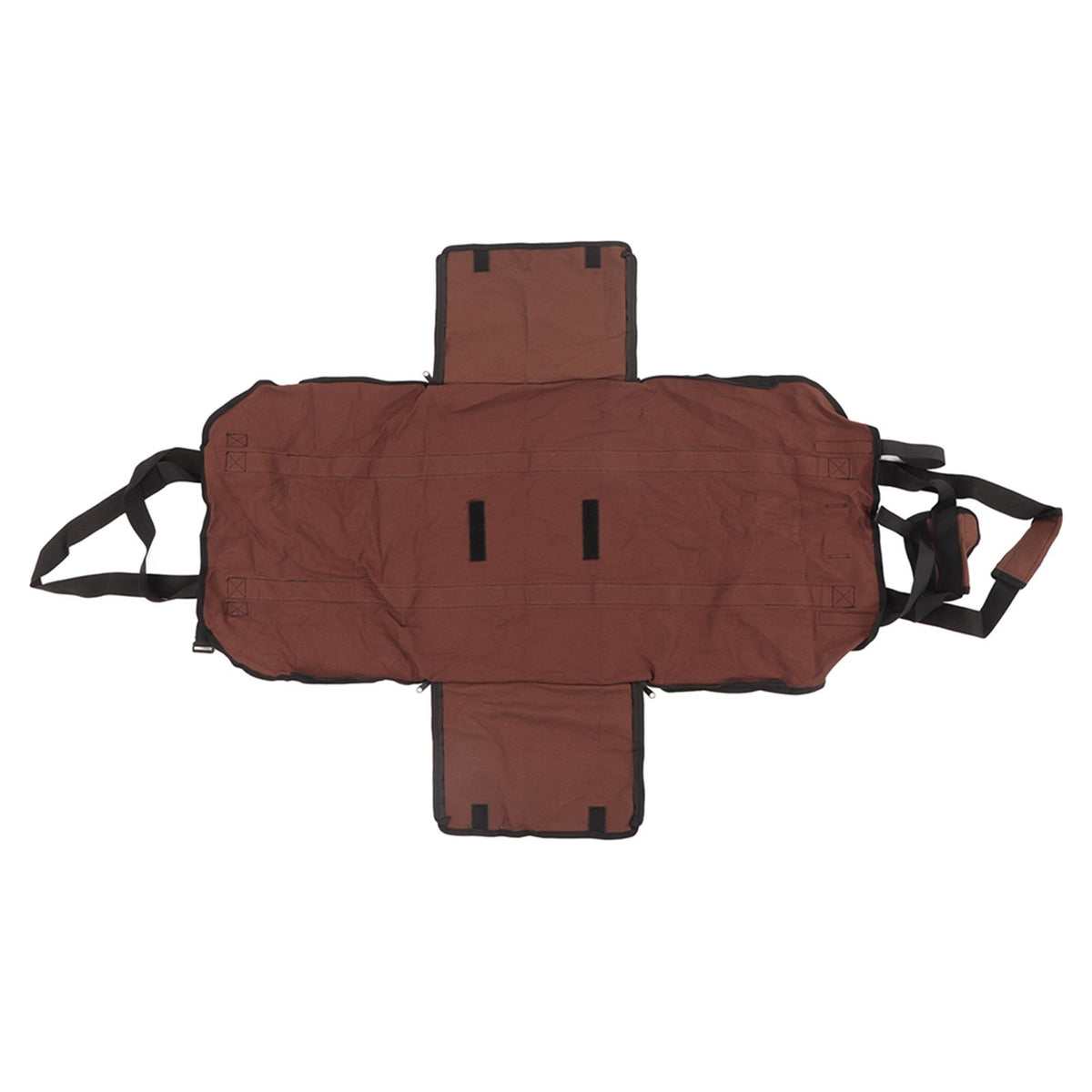 Firewood Bag Large Capacity Heavy Duty Wearable Canvas Outdoor Firewood Carrier for Camping Picnics BBQ