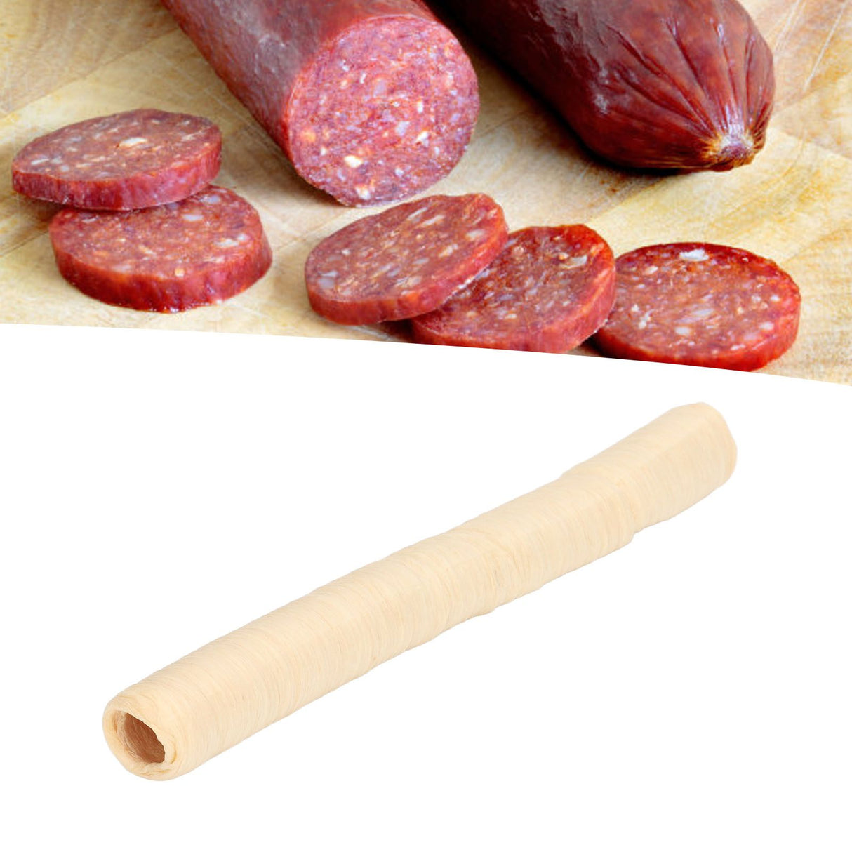 Collagen Casings Skins Roast Sausage Collagen Casings for Making Smoked Dried Sausage 15mm